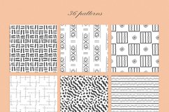 Blasc and White Patterns Set Product Image 5
