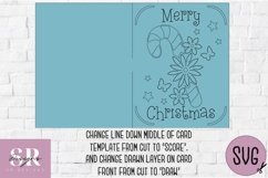 3D Christmas insert card design| Paper cutting | Cricut Joy Product Image 4