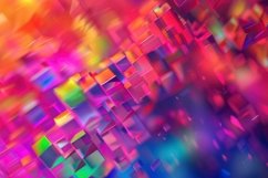 Colorful Pixelated Mosaic Background Wallpaper Product Image 1