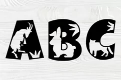 Farmhouse Font Svg | Installable Font | Farm Animal Letters Product Image 4