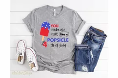 You make me melt like a popsicle svg, 4th of July svg Product Image 2