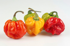 Scotch Bonnet Pepper Background Wallpaper Product Image 1