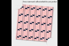 12 Bakery Digital Papers in Indigo and Blush Pink Color Product Image 4