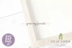 Wood Sign SVG, You're My Favorite SVG Files, Marriage svg Product Image 2