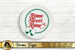 HOME SIGN SVG PNG EPS DXF Welcome Home SVG Farmhouse SVG Product Image 4