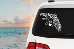 Florida Mandala SVG File - Home is Where the Heart Is SVG Product Image 5