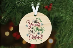 Have Yourself a Merry Little Christmas SVG File Product Image 5