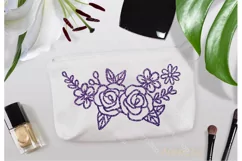 Floral border svg file, Flower border svg, floral swag svg Product Image 3