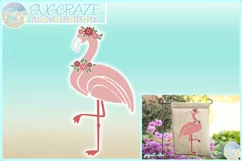 Flamingo with Flowers SVG Dxf Eps Png Pdf Product Image 1