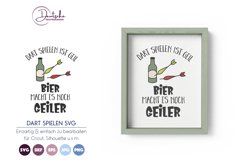 Dart ist Geil SVG | Dart und Bier SVG Product Image 1