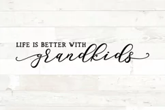 Life is better with grandkids - grandchildren svg png sign Product Image 2