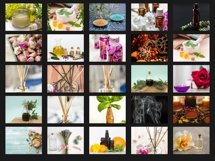 200 AROMATHERAPY OIL, CANDLES, PHOTOSHOP BACKGROUND BACKDROP Product Image 7