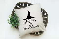 Salem Massachusetts SVG Cut File - Halloween SVG File Product Image 5