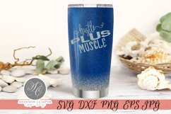 Hustle plus Muscle- Motivational SVG Cut File Product Image 4