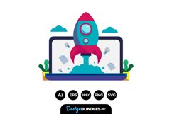 Rocket Launch Concept Product Image 1