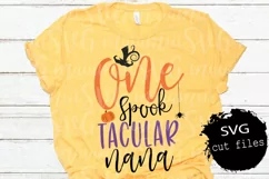 One Spook Tacular Nana, Halloween Svg, Halloween Nana Shirt Product Image 1