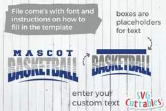 Basketball SVG | Basketball Template 0038 | Shirt Design Product Image 2