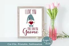 More than you Gnome SVG, Sublimation, Printable Product Image 1