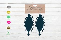 Earrings SVG,earrings template earrings cut file, earrings Product Image 1