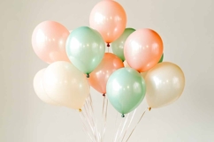 Happy Festive Latex Balloons in Pastel Product Image 1