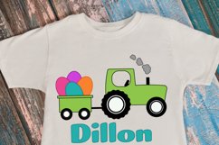 Easter Tractor SVG DXF PNG Cut File Product Image 1