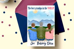 Father and children,Fathers day clipart, Best Dad clipart Product Image 5