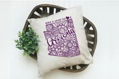 Arizona Mandala SVG File - Home is Where the Heart Is SVG Product Image 2
