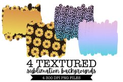 4 Textured Backgrounds - Sublimation Background Product Image 1