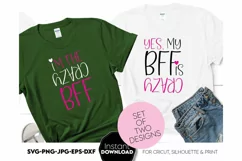 Bestie SVG, Bestie Tshirt SVG, Soul Sister SVG BFF svg Product Image 1