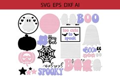 Cute Halloween Tiered Tray Svg, Cute Ghosts Bundle SVG Product Image 2