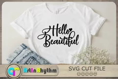 Hello Beautiful Svg, Makeup Svg, Beauty Svg Product Image 2