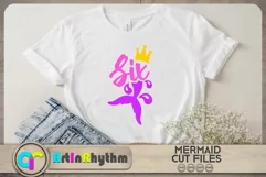 Six SVG, Mermaid tail SVG, Six Birthday Product Image 3