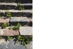 old stone crumbling staircase Product Image 1