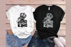 Father's Day SVG PNG DXF EPS Super Hero Lion King Dad SVG Product Image 2
