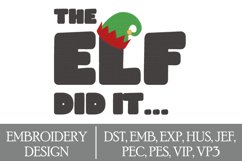 Christmas Machine Embroidery Design Product Image 1