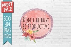 Motivational Quote Sublimation Design Product Image 1