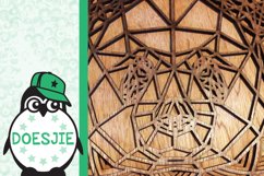 3d svg layered Multi layer mandala panda Product Image 6