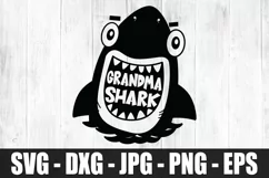 Grandma Shark SVG, Shark Family SVG DXF EPS Shark Shirt SVG Product Image 2