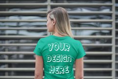 Female Back View T shirt Mock ups - 22 Product Image 14