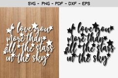 Star Paper Template SVG Design Product Image 1