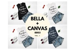 Tank Top Mockup Bundle Bella Canvas 8803 Muscle Top Flat Lay Product Image 1