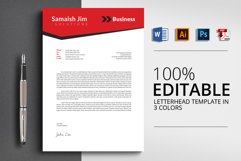 3 Layout Letterhead Word Template Product Image 1