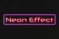 Neon Editable Photoshop Text Style Effect Product Image 1