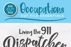 Living the 911 Dispatcher life - a 911 dispatcher svg file Product Image 2