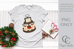 Sublimation design Christmas farmhouse Two tier tray display Product Image 3