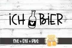 Ich Liebe Bier - Oktoberfest Beer SVG PNG DXF Cut Files Product Image 2