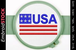 USA Embroidery Design Product Image 1