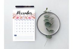 Undated 12 Month Calendar Monthly Product Image 3