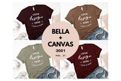 Heather Mockup Bundle Bella Canvas 3001 T-Shirt Bundle Product Image 1