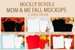 Fall mommy and me mockup | Mockup bundle| Mom and me Product Image 1